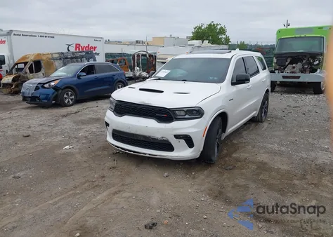 2021 Dodge Durango R/T Awd из США, поврежденный, VIN 1C4SDJCT5MC522880